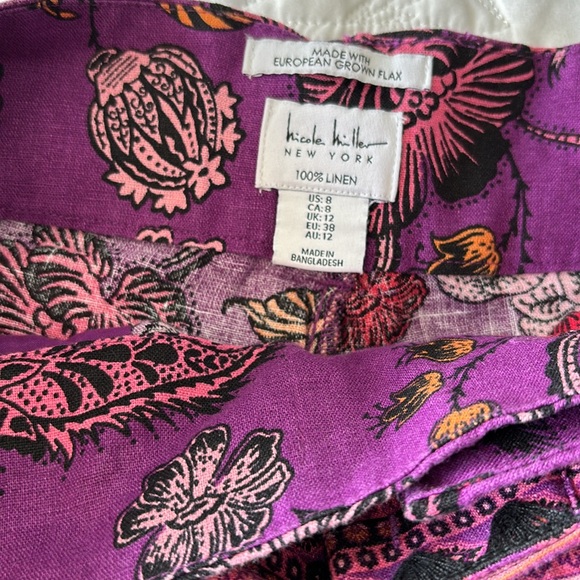 Nicole miller linen shorts - Picture 5 of 9